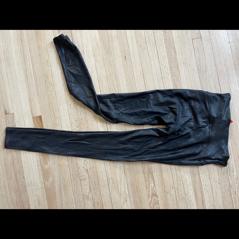 Spanx faux leather leggings